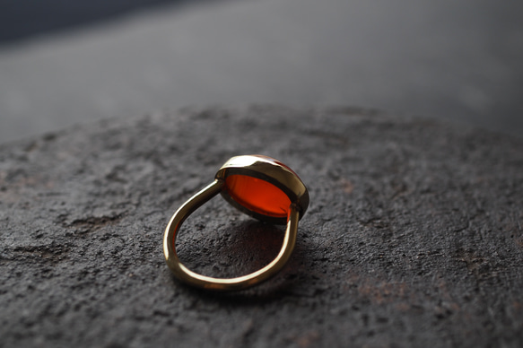 carnelian brass ring (antares) 10枚目の画像