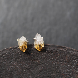 citrine silver pierce 1枚目の画像