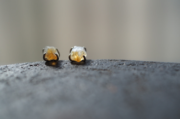 citrine silver pierce 4枚目の画像