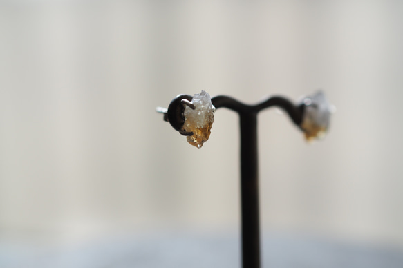 citrine silver pierce 7枚目の画像