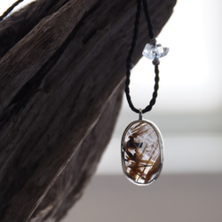 rutile quartz silver necklace 9枚目の画像