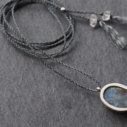 labradorite silver necklace 10枚目の画像