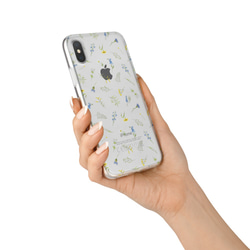 kohana ハードケースiPhone 涼夏 小花 全機種対応 人気プレゼント アクセサリー 携帯 2枚目の画像