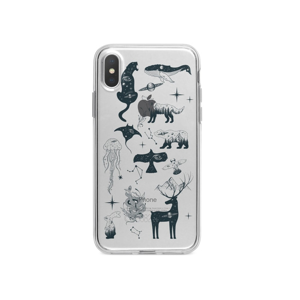 星座ケース ハードケース/抗菌ソフトケース iPhone  全機種対応 人気プレゼント アクセサリー携帯 1枚目の画像