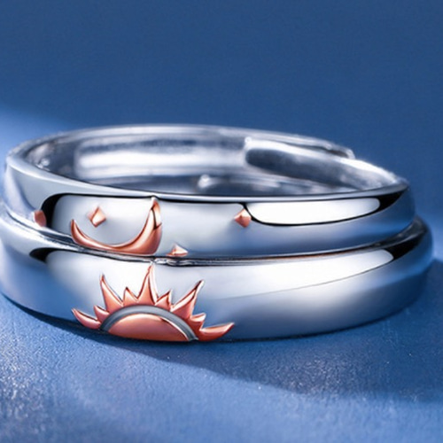 太陽モチーフ 指輪☆2個セット☆シルバー☆ジルコニア☆ 指輪・リング