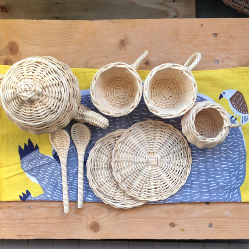 専用 再再販特集掲載「おうちでまったり冬ごもり2020」ラタン製