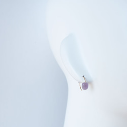 14KGF耳環：薰衣草紫水晶 第5張的照片