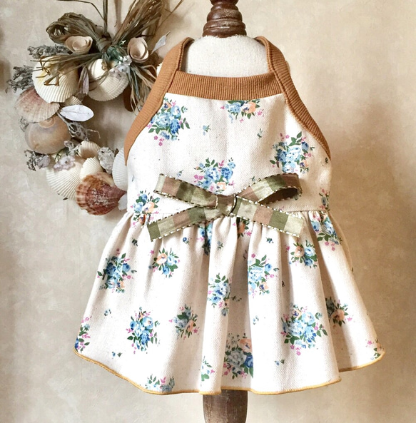 みよりん犬服ハンドメイドワンピース
