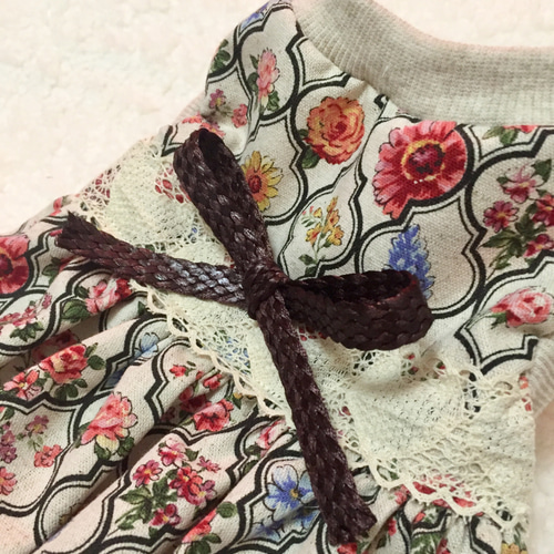 ナチュラル＆クラシカル　ペチコートワンピつけ襟付き　新色登場♡　犬服ハンドメイド DOGS WEAR│EMMARICH Online Boutique（エマリッチ オンライン