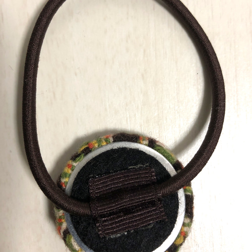 缶バッチ リメイク ヘアゴム ヘアゴム A_M_happy 通販 6851801