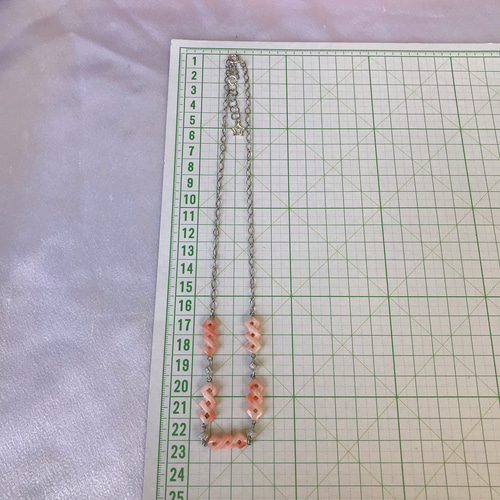 天然珊瑚 ツイストネックレス 極上