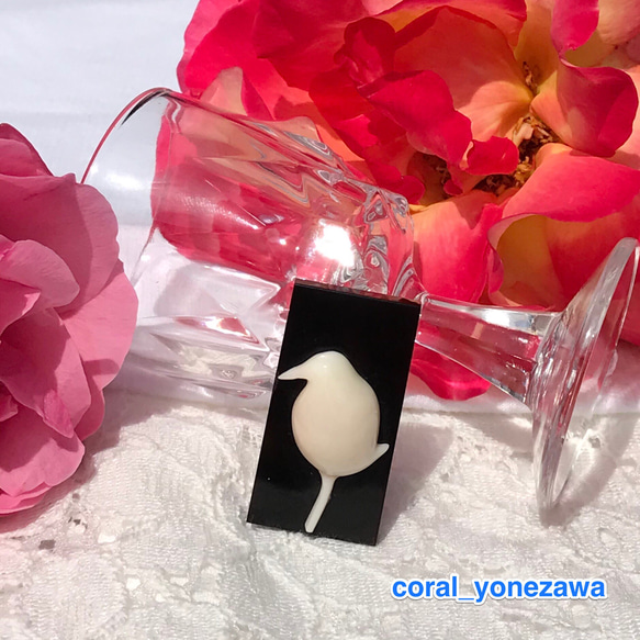訳あり特価品＊珊瑚彫刻・鼈甲ブローチ・ペンダント兼用『ふくらしぎ 