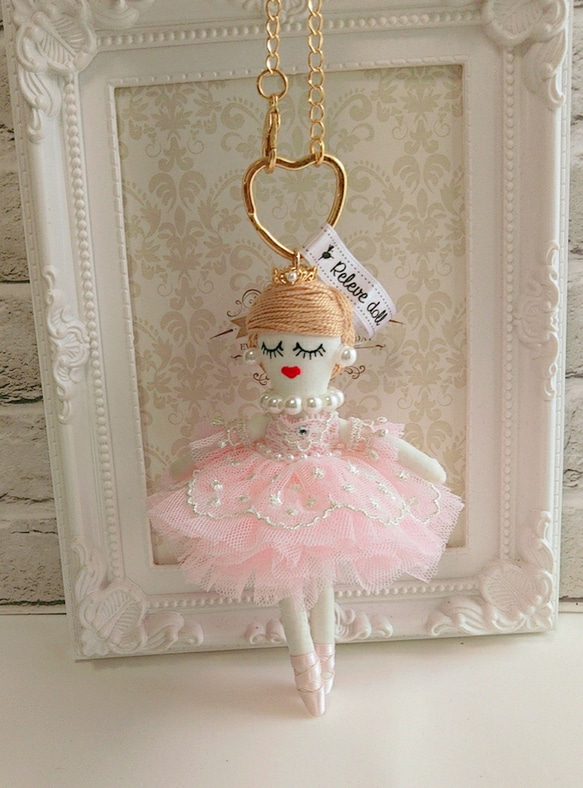 チュチュルルベちゃん　襟元などに　小さいけど豪華で綺麗なパーツ　バレリーナ ルルベちゃん チュチュルルベちゃん バレリーナチャーム その他人形