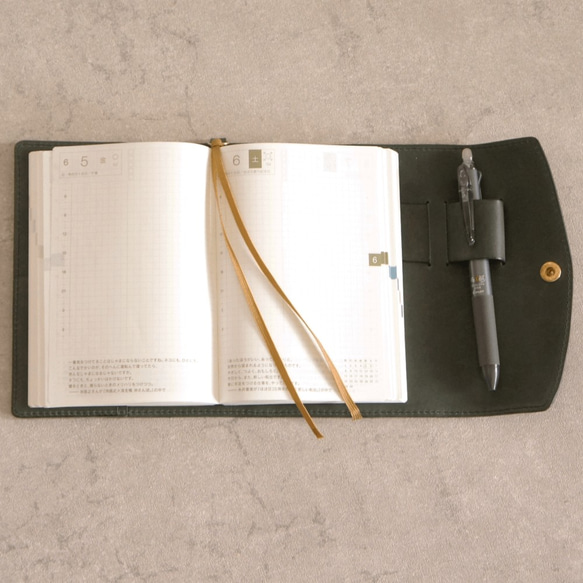 ほぼ日手帳カバー 本革（グリーン） 人気・おすすめ｜使いやすい・旅行におすすめ 品質保証 全国発送 在庫限り