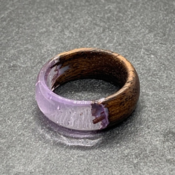 木質樹脂“夢幻戒指” [免費送貨]請讓我們知道您想要的尺寸 第3張的照片