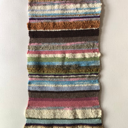 ウール　長方形サイズ　かぎ針編みのマット 3枚目の画像