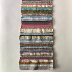 ウール　長方形サイズ　かぎ針編みのマット 4枚目の画像