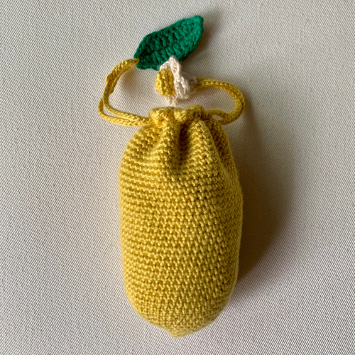 レモンな巾着 かぎ針編みの巾着 レモン 巾着袋 Machikona 通販