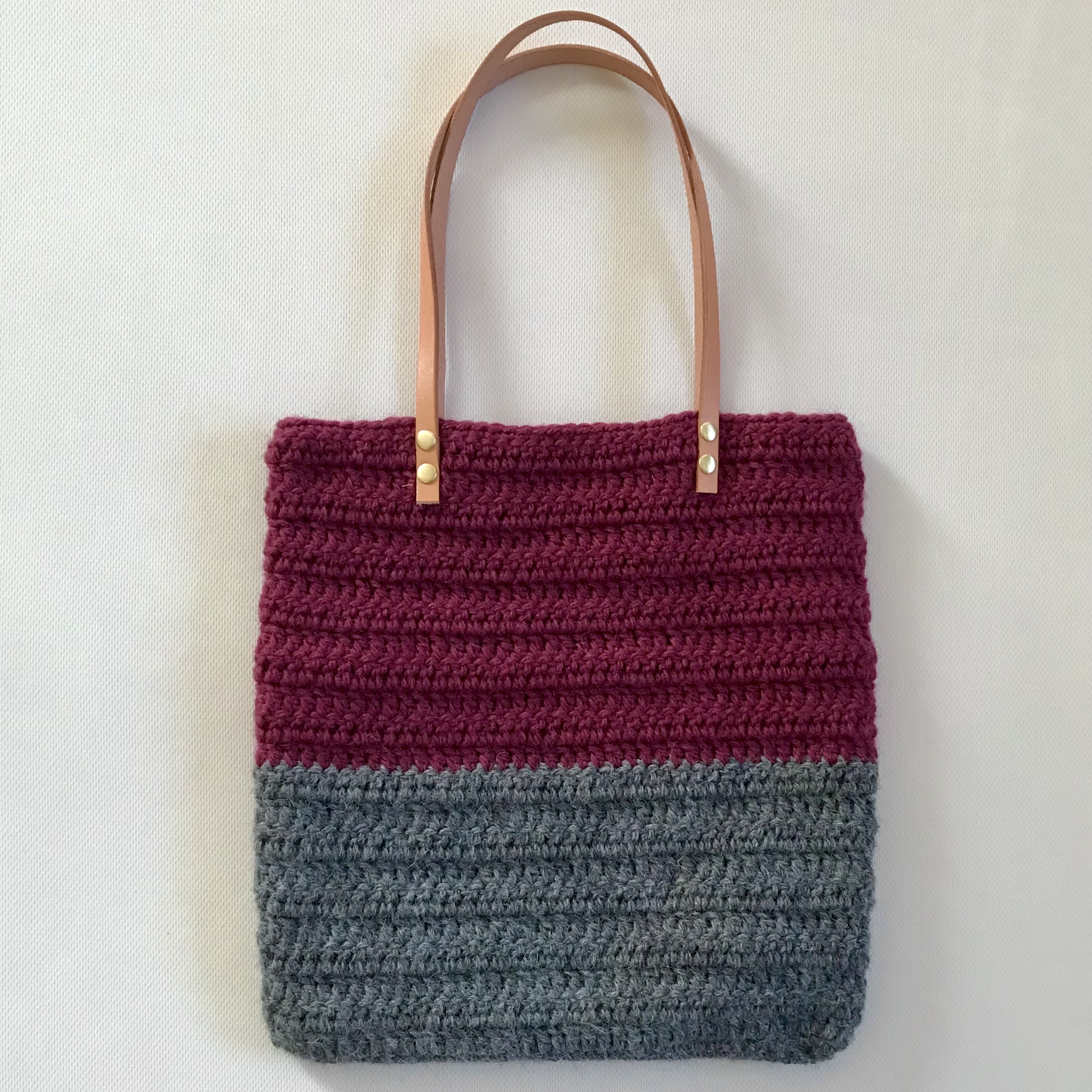 【ちま様】ハンドバッグ　アランニット　レザー　ハンドメイド 0_7fccf330f6d0c7c1dc9401772f8b