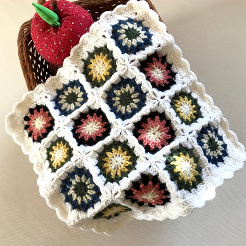 マルチマット❣️マルチカバー　ペットマット　ポットマット　鍵編み　2枚セット❗ マルチマット❣️マルチカバーペットマットポットマット鍵編み2枚セット❗