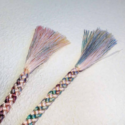 羽織紐　ピンクの八つ組 4枚目の画像