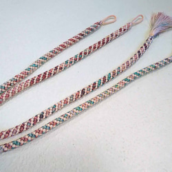 羽織紐　ピンクの八つ組 5枚目の画像