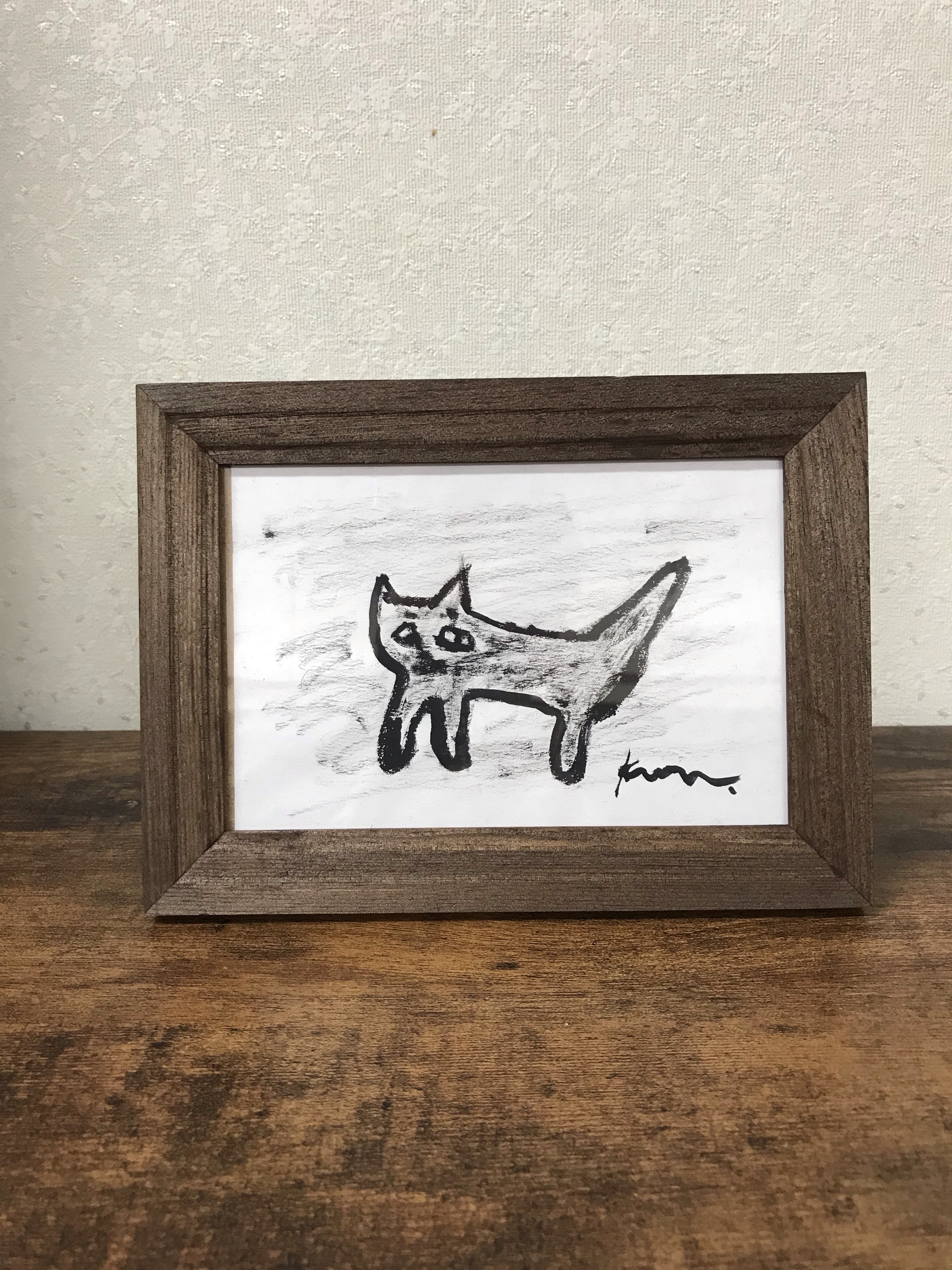 藤城清治/影絵.切絵.版画ポスター(黒猫)アート.インテリア.ペット.黒猫.ねこ 藤城清治アートポスター【猫49態】額装済み - メルカリ