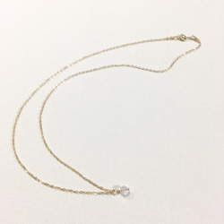 Grain Swarovski necklace k14gf 4枚目の画像