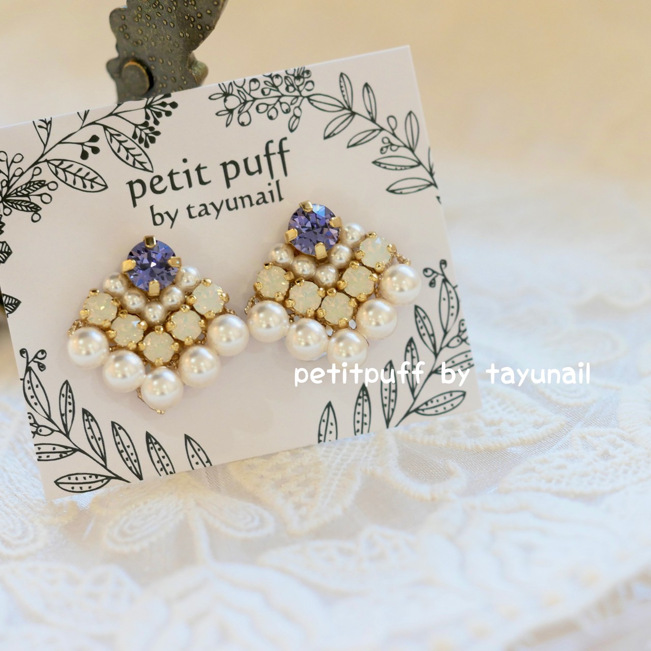 Cleopatra（クレオパトラ）ピアス 2021S/S限定ブルベver.