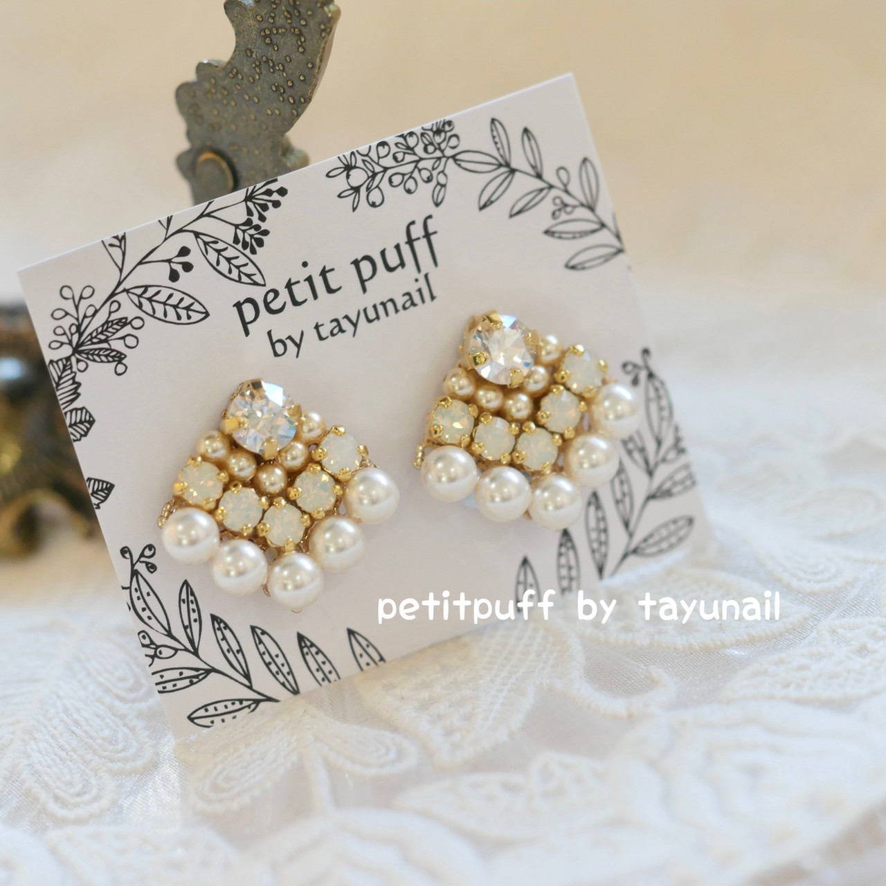 Cleopatra（クレオパトラ）ピアス 2021S/S限定クリスタルムーンライト 共通ver.