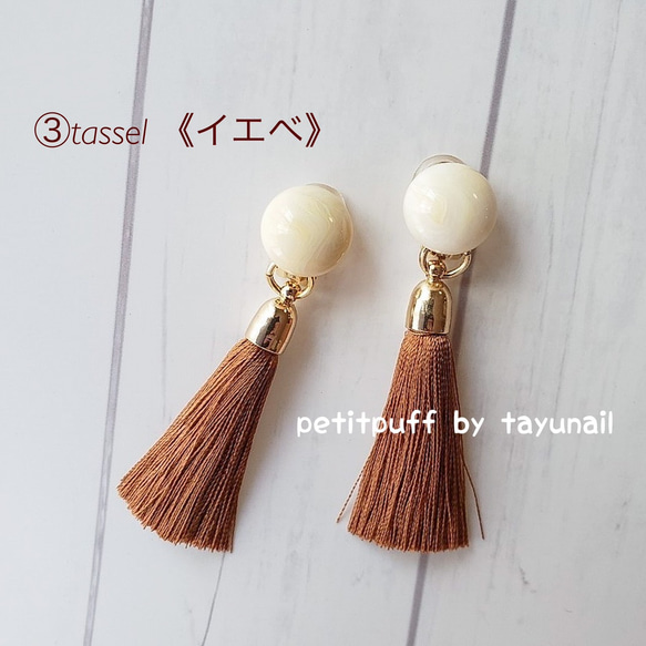 ③tassel《イエベ》ピアス 1枚目の画像