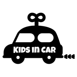 Kids in car ステッカー 車ステッカー Baby in car　子供乗ってます　赤ちゃん乗ってます おもちゃ 1枚目の画像