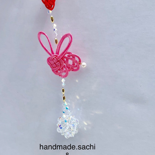 月見うさぎのサンキャッチャー サンキャッチャー mari-na39 通販