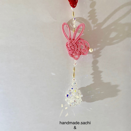 月見うさぎのサンキャッチャー サンキャッチャー mari-na39 通販