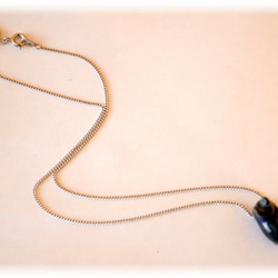 世界で一つ　とんぼ玉　猫　ネックレス　ガラス製　 2枚目の画像