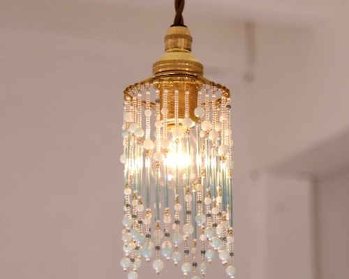 ビーズランプ Bleu de Celeste* making kit (MKN-02) シーリングライト