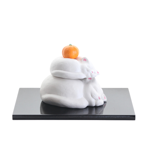 眠り猫鏡餅 鏡餅 Eishun えいしゅん 通販 10304928｜Creema(クリーマ)