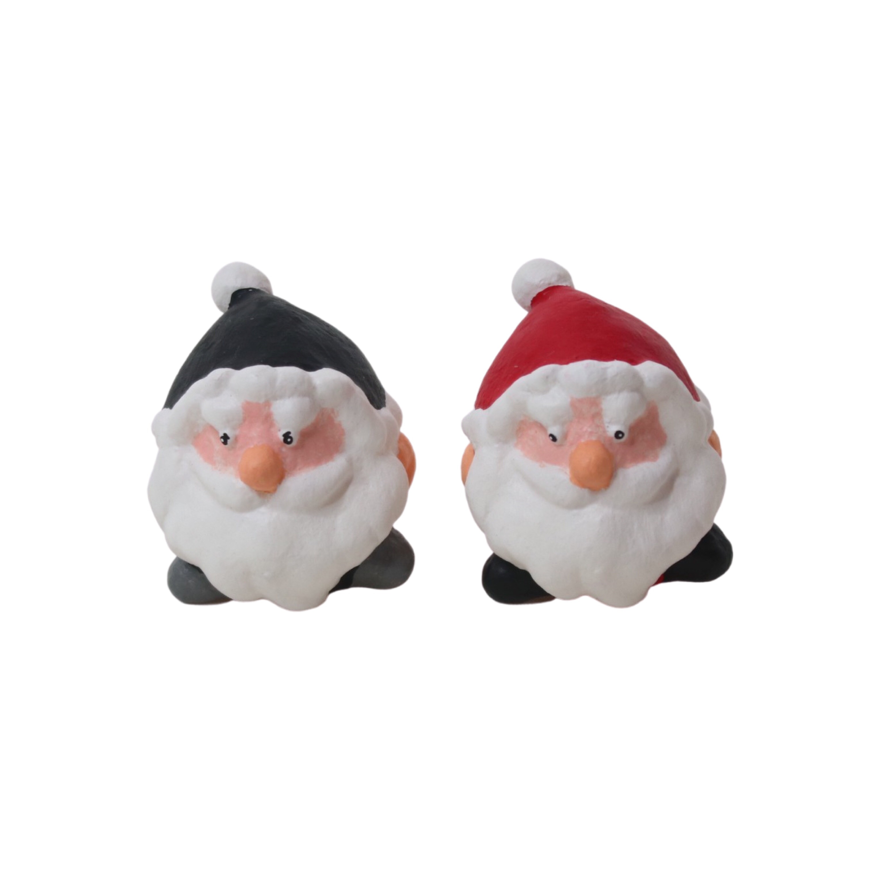 ブラック&ホワイトころんサンタ