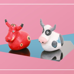 2021 Zodiac Ox (cow) BECO (red, buty) 第6張的照片