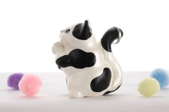 【國內免費送貨】Black Buttery Cat Ring Holder 第4張的照片