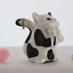 【國內免費送貨】Black Buttery Cat Ring Holder 第10張的照片