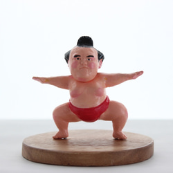 【国内送料無料】お相撲さん　廻し赤色 10枚目の画像