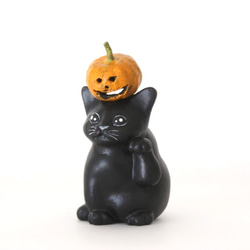 貓和南瓜（萬聖節）Maneki Neko [國內免費送貨] 第1張的照片