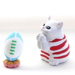 支持日本的橄欖球貓代表！ [國內免費送貨] 第4張的照片
