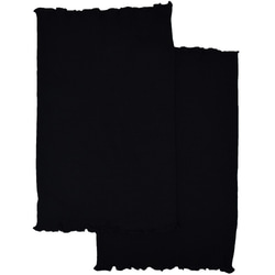 日本製 綿アクリル腹巻 ２枚組 ブラック 薄手 メンズ レディース 男女兼用 2枚目の画像