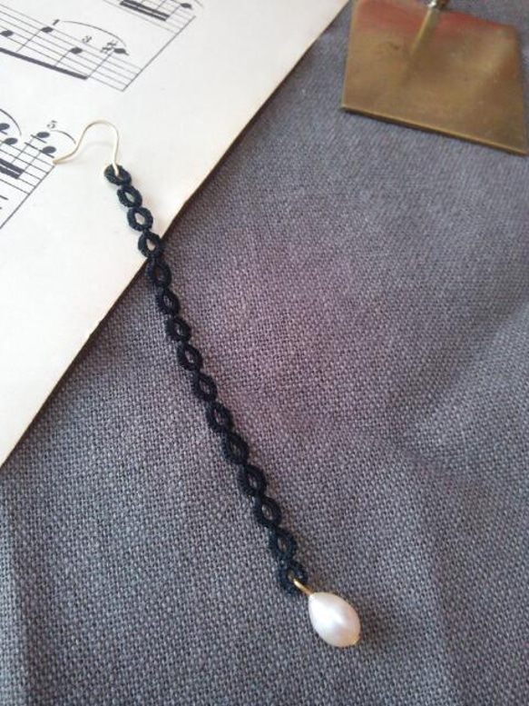 しずくつなぎpierce** ピアス（フック・チェーン） SEARCH LIGHT