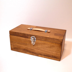 革ハンドルのスパイスボックス  キッチンツールボックス 6枚目の画像