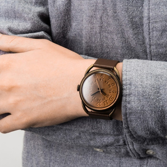 あめんぼ様確認用ページ★名入れオーダーメイド時計 ヴィンテージ感のある大きめな時計】選べる文字盤10色／ベルト