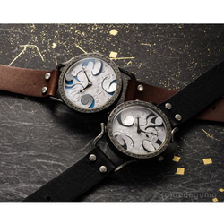 完売「IMAGINATION」手作り時計 ベルトカラ―3色／名入れ可　 1枚目の画像