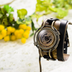 【完売】「天球儀2」手作り腕時計 1枚目の画像